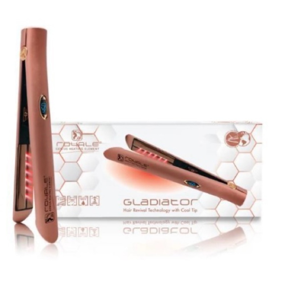Gladiator Genius Heating Element Hair Revival Technology with Cool Tip-Rose Gold